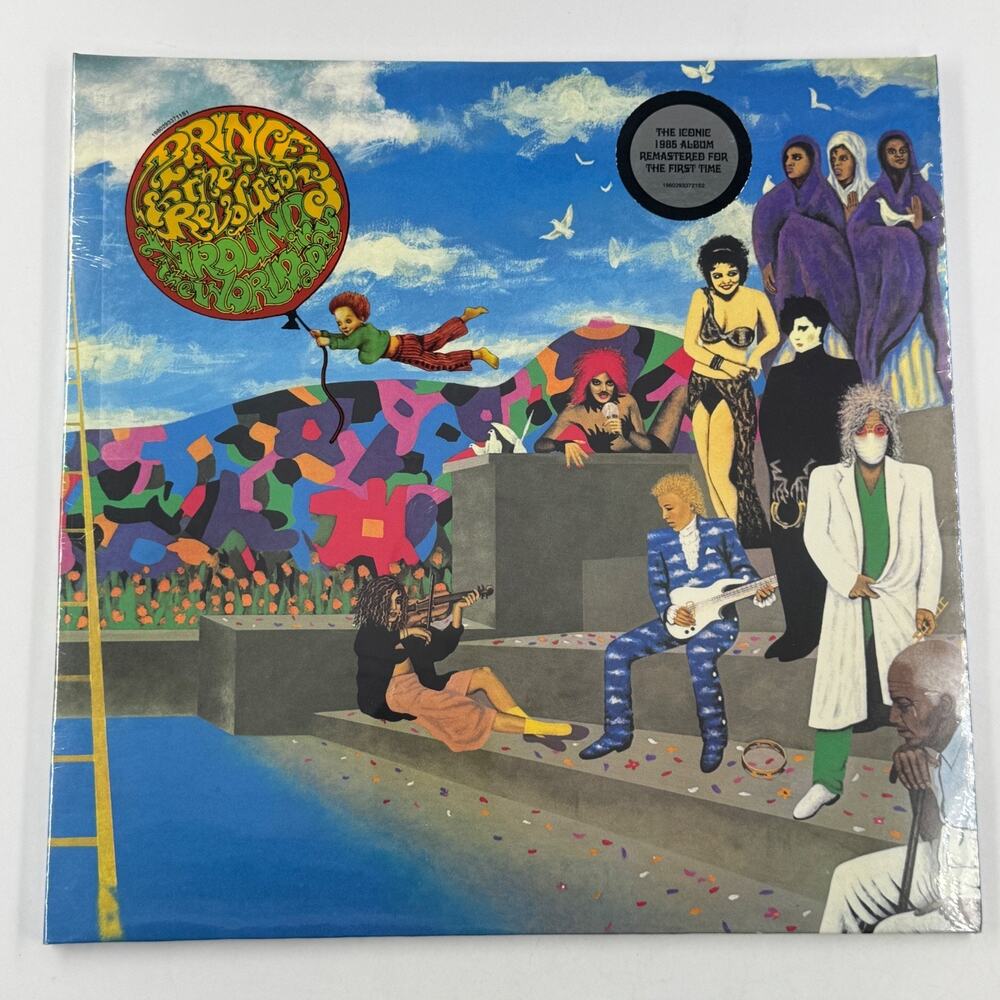PRINCE AND THE REVOLUTION Around The World In A Day 2025 REMASTERED LP Brand New